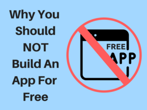 don't create an app for free
