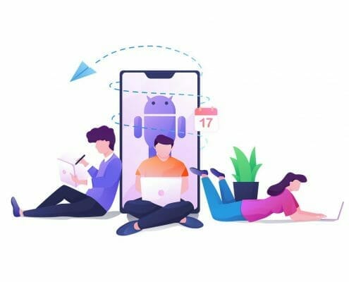working Android app developers